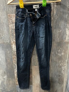 PAIGE Verdugo Ankle Skinny Jeans with Subtle Fade